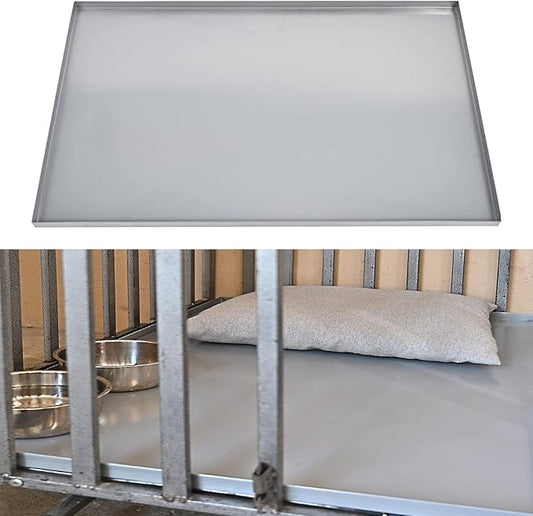 47x29.13x1 Replacement Tray for Dog Crate, Galvanized, Chew-Proof and Crack-Proof Dog Kennel Tray Replacement