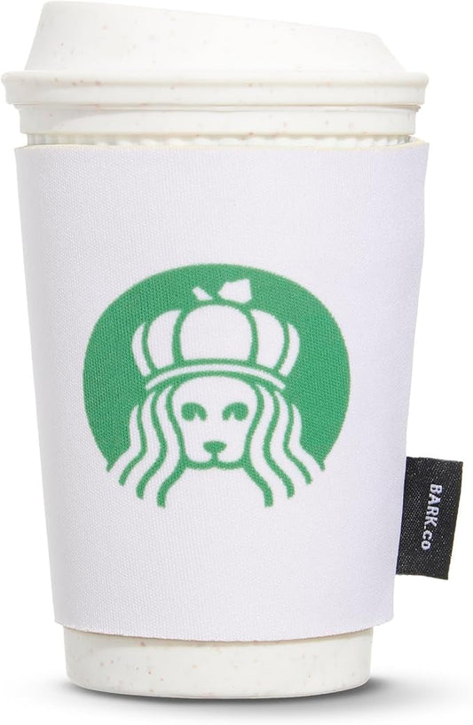 Barkbox Pupkin Spice Latte Plush Dog Toy – Plush Dog Toys – Puppy and Pet Toys for Medium to Large Dogs