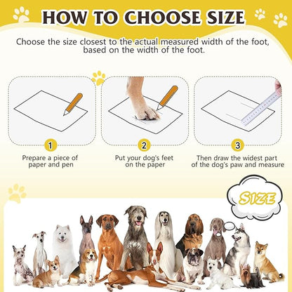 Dog Shoes, FISHOAKY Dog Shoes for Large Dogs, Mesh Breathable Dog Boots & Paw Protectors for Summer Hot Pavement Winter Snowy, 360°Anti Slip 4Pcs Dog Booties with Reflective Black (Size 8)