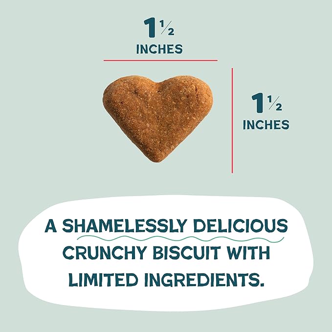 Shameless Pets Crunchy Dog Treats - Bacon It Easy, 12oz - Healthy Dog Biscuits & Cookies Treats for Medium, and Large Dogs - Made in The USA - Free from Corn & Soy