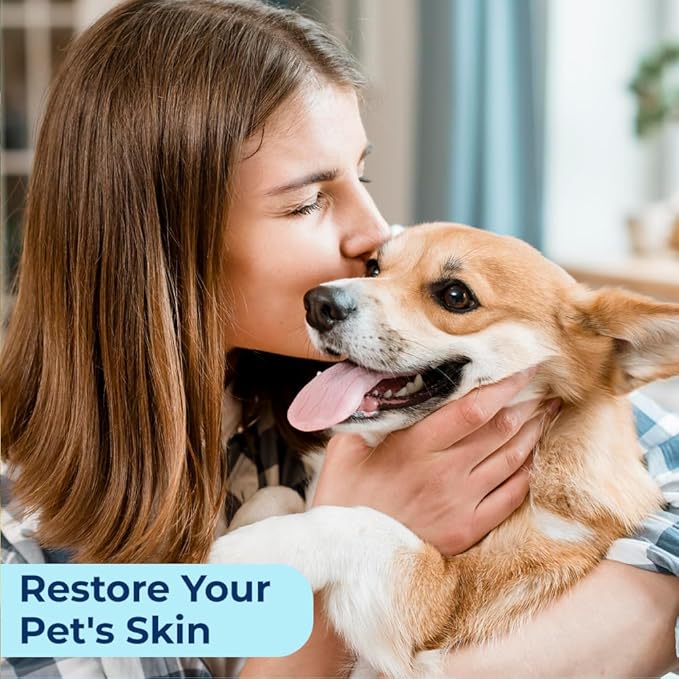 Replenish Aloe and Oatmeal Dog Shampoo -_ypoallergenic Pet Shampoo_or_llergies & Sensitive Skin, Medicated Dog Shampoo for Itching Relief &_atmeal Bath for Dogs Dry Flaky Skin Treatment  12 Oz