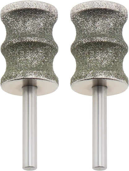 Create idea 2pcs Pet Nail Grinder Bits Replacement Heads, 1/8'' Diamond Rotary Nail Grinder Bits Compatible with Animals Nail Care Grinder Tools Dog Nail Grinder Dog Nail Trimmers