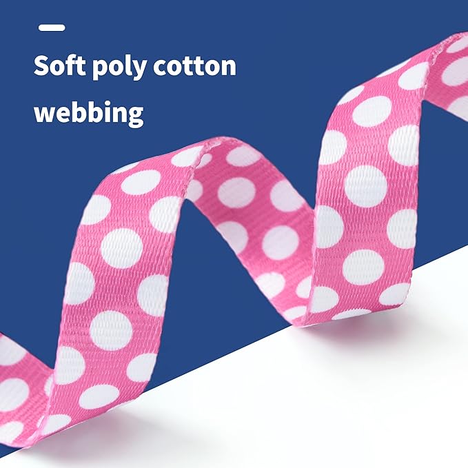 Mile High Life Dog Collar | Cute Puppy Collars | Lightweight Girl Dog Collar | Soft Boy Dog Collars | w Geometric Plaid Wave Line Pattern (White Dots, Medium)