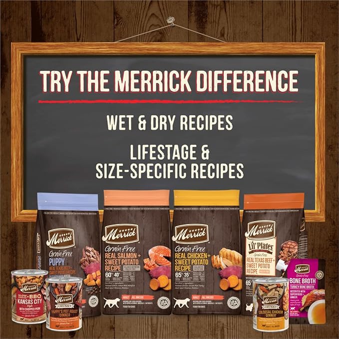 Merrick Power Bites Dog Treats Big Bites, Beef and Sweet Potato Recipe - 6 oz Bag