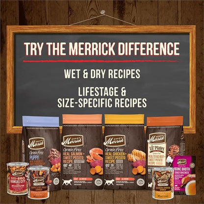 Merrick Power Bites Dog Treats Big Bites, Beef and Sweet Potato Recipe - 6 oz Bag