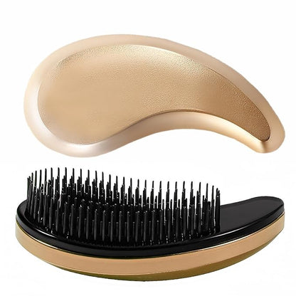 Puppy Brush, Soft Dog Brush for Grooming, Puppy Hair Remover Brush Comb, Grooming Tool for Poodles,Teddy, Yorkies, Maltese, Shih Tzu, Chihuahua, Gold