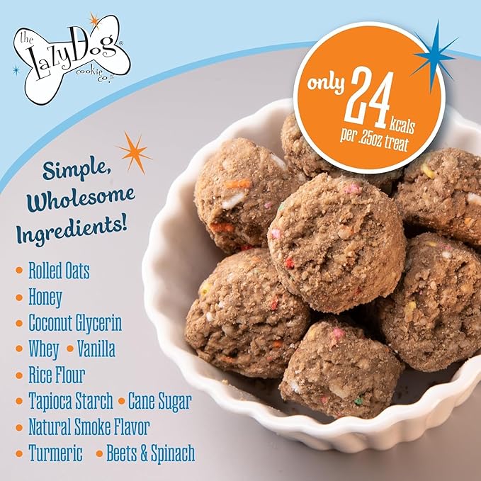 The Lazy Dog Cookie Co. Mutt Mallows Soft Baked Dog Treats, Wheat, Corn & Soy Free, Baked in The USA, 5 oz Cost Saving Variety Bundle (Pack of 3)