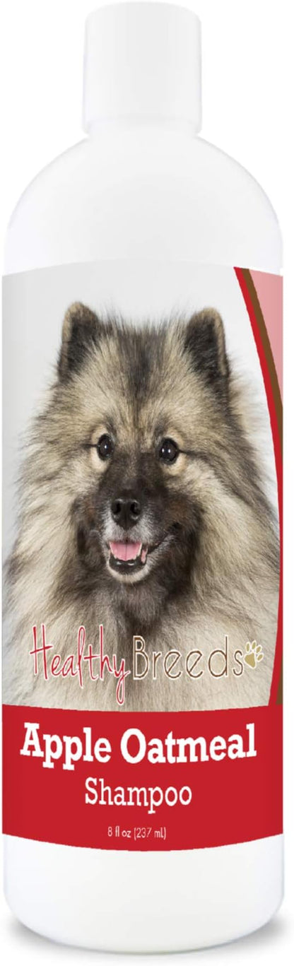 Healthy Breeds Keeshonden Apple Oatmeal Dog Shampoo - All Natural, Tearless & Hypoallergenic Cleanser & Conditioner - Best for Dry, Itchy or Irritated Skin - 8 oz