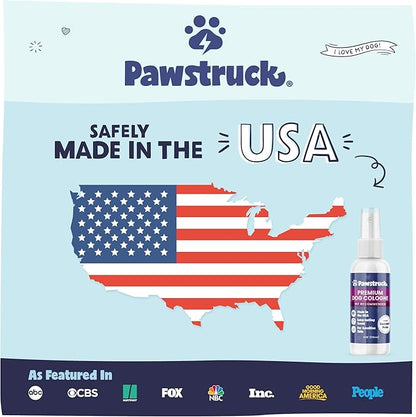 Vet Recommended Premium Dog Cologne & Perfume Deodorizing Spray - Long Lasting Puppy Safe Sensitive Skin Formula Made in USA - Grooming Odor Eliminator - Fresh Cucumber Melon Scent - Alcohol Free 4 oz