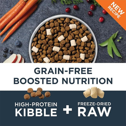 Instinct Raw Boost Small Breed, Natural Dry Dog Food with Freeze Dried Pieces, High Protein, Grain Free Recipe - Real Beef, 10 lb. Bag