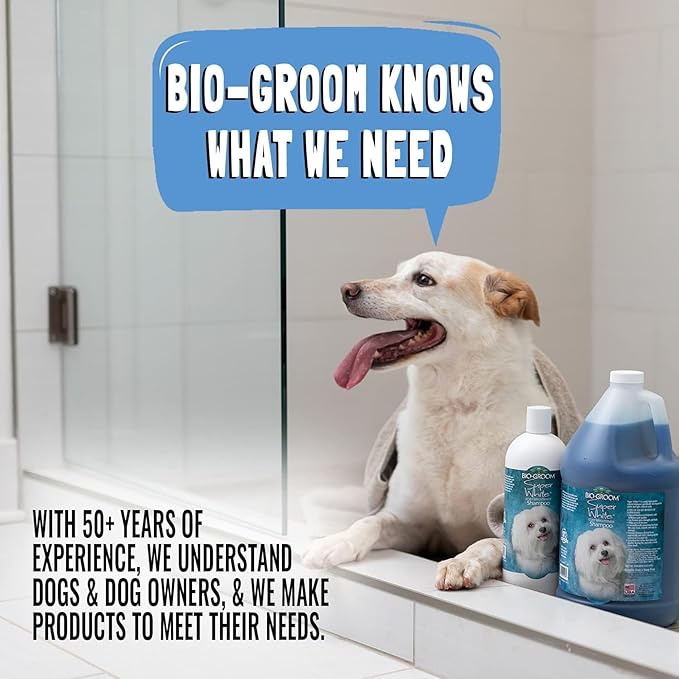Bio-Groom Oatmeal Dog Shampoo – for Allergies and Itching, Cruelty-Free, Bathing Supplies, Puppy Shampoo for Sensitive Skin, Made in USA, Anti-Itch Dog Products – 12 fl oz 2-Pack