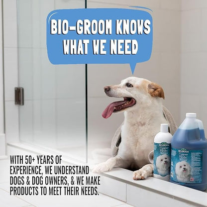 Bio-Groom Oatmeal Dog Shampoo – for Allergies and Itching, Cruelty-Free, Bathing Supplies, Puppy Shampoo for Sensitive Skin, Made in USA, Anti-Itch Dog Products – 12 fl oz 2-Pack