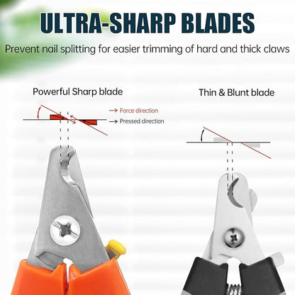 Dog Nail Clippers 767C  Heavy Duty Nail Trimmers for Large & Small Breeds, Easy-to-Use Pet Clippers for Thick Nails, Dog Toenail Clippers for Large Dogs