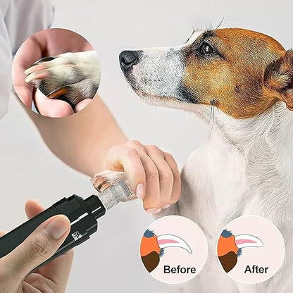 Diamond Dog Nail Grinder Bits - FOCSTOL Diamond Rotory Bit for Dogs&Pets, 5pcs 1/8'' Rotary Nail Grinder Bits for Animals Nail Care (Type B)