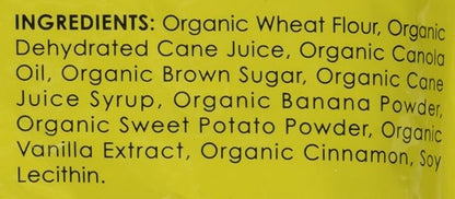 Grandma Lucy's Organic Oven Baked Dog Treats 2 Flavor Variety Bundle: (1) Pumpkin Recipe and (1) Banana and Sweet Potato Recipe (2 Bags Total, 14 Ounces Each)