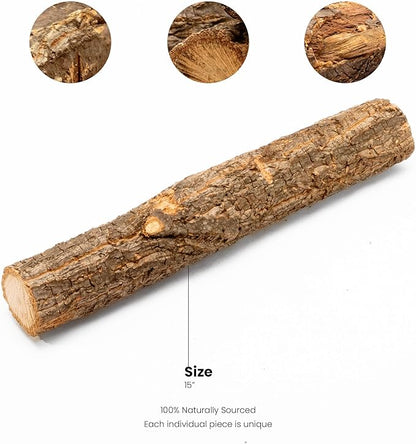 Ultum Nature Systems Driftwood - Log Wood - Natural Aquarium Hardscape for Planted Tank Aquascaping - Fish, Crab, Reptile, Bird, Paludarium Enclosure Structure, Terrarium Decor - MED 3Pc, 15-18" ⌀1-2"
