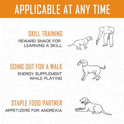 Chicken Sweet Potato Dog Treats, Orange & Purple Sweet Potato Dog Chews with Taurine, Nutritious Healthy Pet Snack, 12.5 oz