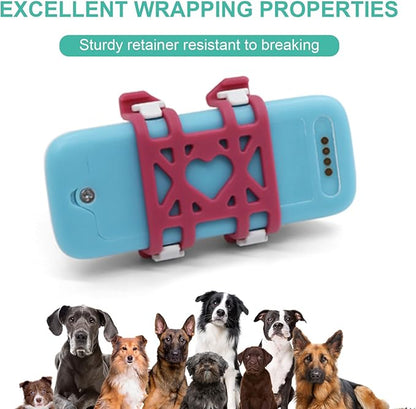 4Pcs Dog GPS Trackers Rubber Clip Compatible with Tractive GPS, Soft Pet Location Trackers Clips, Replacement Rubber Attachment Clips for Pet