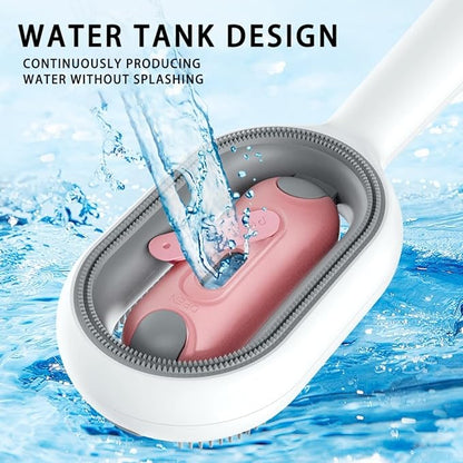 Cat Cleaning Brush,Pet Grooming Cleaning Brush,Self Cleaning Slicker Brushes for Shedding and Removes Loose Undercoat,Pet Hair Removal Comb with Water Tank,Wet Cat Brush