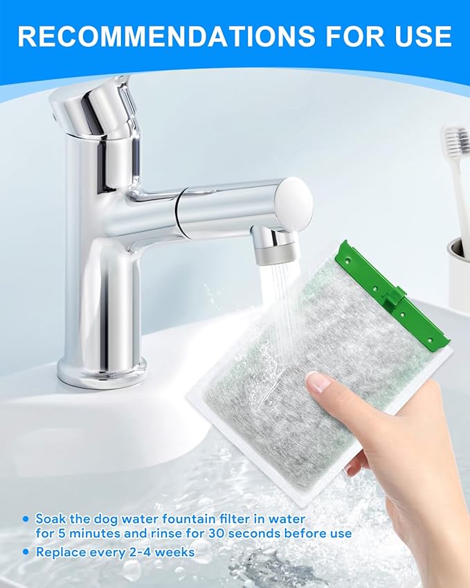 16-Pack Upgraded 5-Stage Filtration Filter Cartridges Large Compatible with Tetra Filter Cartridges 20i 40i/ IQ 20 30 45 60/ PF20 30 40 60, Fish Tank Filters for Whisper Filter