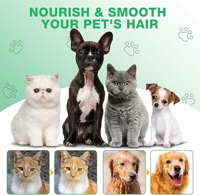 Pet Glove Wipes UNSCENTED for Dogs and Cats No-Rinse, Deodorizing, Grooming Gloves for Paws, Face, Butt, and Legs, Portable Travel-Friendly, Family Stockpile, 10 PCS Hypoallergenic Wipes