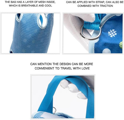 Dog Sling,Dog Sling Carrier for Small Dogs,Soft and Comfortable Can Take Cats and Dogs Out for a Walk,2-In-1design, Can be Carried on The Back or in The Hand,XL