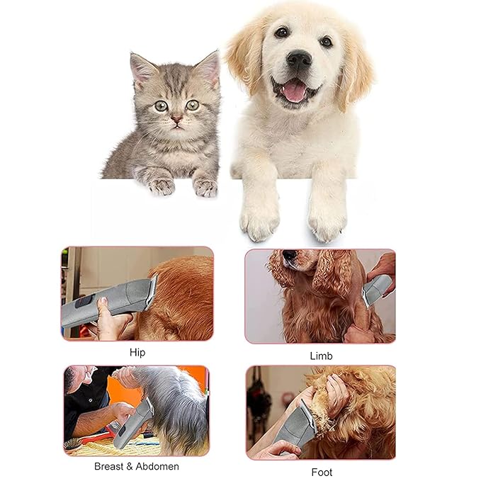 #4FC Clipper Blade Dog Grooming Compatible with Andis Clippers Detachable Carbon Steel Sharp Also Compatible with Wahl/Oster Dog Clippers