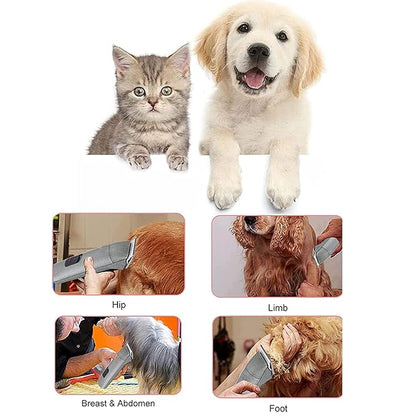 #4FC Clipper Blade Dog Grooming Compatible with Andis Clippers Detachable Carbon Steel Sharp Also Compatible with Wahl/Oster Dog Clippers