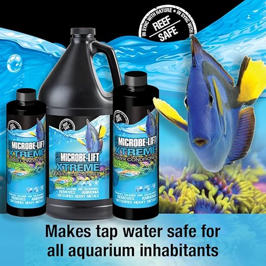 MICROBE-LIFT XTA64 Xtreme Water Conditioner Treatment for Aquariums and Fish Tanks, 64 Ounces