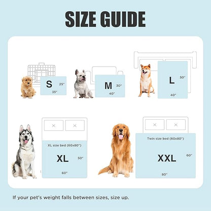 Premium Cooling Blanket for Dogs Pet Cooling Pads Washable Pet Cool Mat for Cats Hot Weather Puppy Lightweight Throw Calming Pad(40x60 inches)