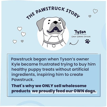 Pawstruck All-Natural 9" Bully Sticks for Dogs - Best Long Lasting, Rawhide Free, Low Odor & Grain Free Dental Chew Treat - Healthy Single Ingredient 100% Real Beef - 1 lb. Bag