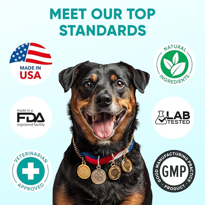 Dog Calming Chews for Anxiety Relief - Hemp Calming Chews for Dogs - 120 Soft Treats - Stress, Separation - USA Product - Melatonin, Passion Flower, Chamomile