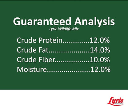 Lyric Wildlife Critter Food for Deer, Squirrels, Turkeys & Rabbits Wild Bird Seed - 10 lb Bag