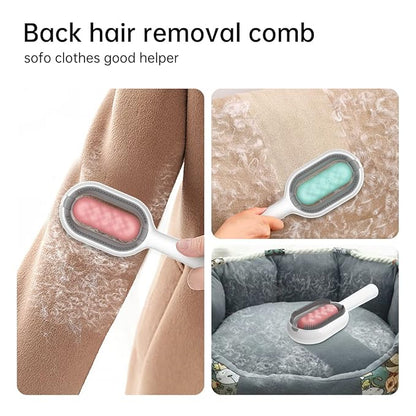 Cat Brush with Water Tank Pet Hair Removal Comb Slicker Brushes for Dogs Cats Grooming Tool Removes Loose Undercoat Mats Tangled Hair Brush for Pet Massage (LongHaired Blue)