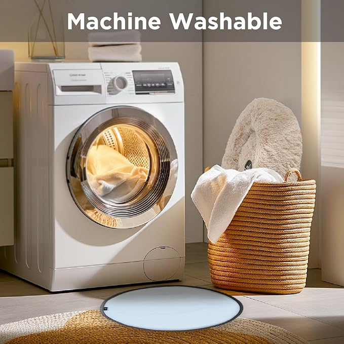 Medium Donut Dog Bed, Calming Dog Bed Washable Ideal for Small to Large Dogs and Cats & Round Dog Bed,Anti-Anxiety Multiple Sizes (Brown, Combo Medium (30" L x 30" W x 8" Th))