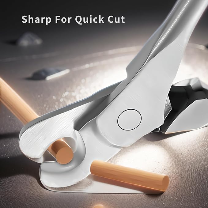 Dog Nail Trimmers & Cat Nail Clipper, Heavy Duty Stainless Steel Claw Clippers for Large Dogs & Indoor Cats, Dog Toenail Clippers with Nail File - Professional Grooming Tool for Dogs, Cats, Small Pets