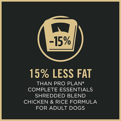 Purina Pro Plan Weight Management Dog Food Dry, Shredded Blend Chicken and Rice Formula - 18 lb. Bag