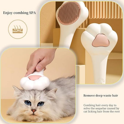 3PCS Cat Brush with Release Button,Dog Brush,Cat Brush Dog Brush for Shedding Grooming, Cat Brushes for Indoor Cats, Dog Grooming Brush Pet Brush for Semi-Short to Semi-Long Hair