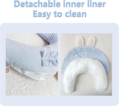 Pet Pillow for Dogs, Dog Calming Pillow, Cat Pillow, Soft Dog Neck Pillow, U-Shaped Pillow for Cat and Dog, Machine Washable Pet, Improve Pet Sleeping