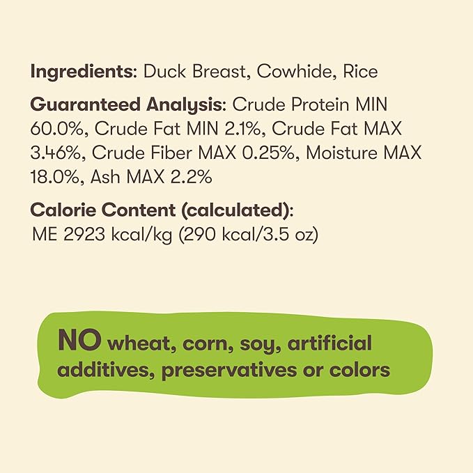 Pet 'n Shape Duck 'n Rice Dumbbells Dog Treats - 3 Ounce