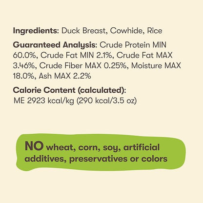 Pet 'n Shape Duck 'n Rice Dumbbells Dog Treats - 3 Ounce