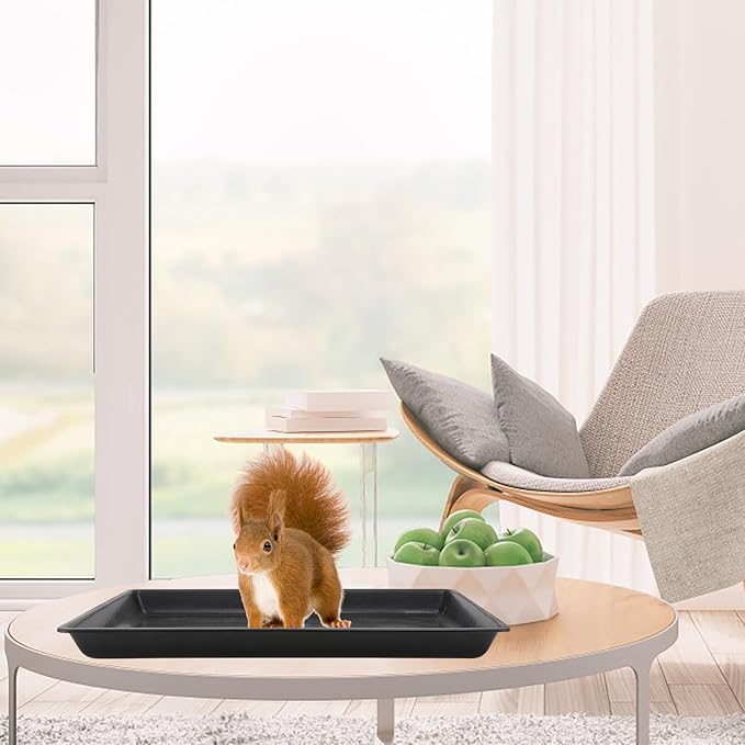 Garneck Dog Crate Replacement Tray 34x26cm Durable Plastic Bottom Pan for Pet Cages - Kennels and Rabbit Litter Box Easy Clean Dog Cage Tray for Cats Dogs and Small Animals