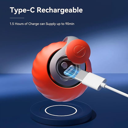 2025 Newly Upgraded Version 3.0 Cat Toys，Interactive Cat Toys for Indoor Cats，Automatic Cat Toy, Interactive Cat Toy，Smart 3.0 Pet Toys, Electronic Rollerball Pet Chase Toys (Orange - 1pcs)