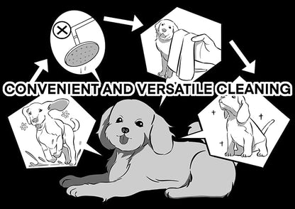 Plant-Based Dog Grooming Wipes Bundle - Dog Wipes, Ear Canal Wipes, and Adventure Pack - Hypoallergenic, Biodegradable, Fragrance-Free, Extra Thick - 180 Moist Pet Cleaning Wipes