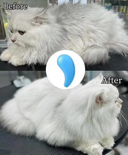 Cat Brush for Shedding - Perfect Cat Grooming Brush for Long-Haired Cats | Deshedding & Hair Remover Brush for Indoor Cats | Pet Brush for Cats