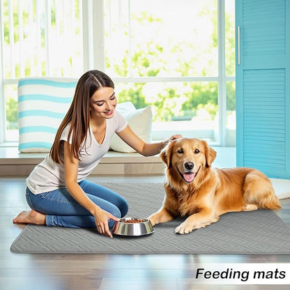 hyha Waterproof Dog Blanket, Soft Pet Bed Blankets, Waterproof Sofa Couch Cover for Dogs Washable, Reversible Pet Couch Covers for Sofa Furniture (82x102 Inch, Grey/Dark Grey)