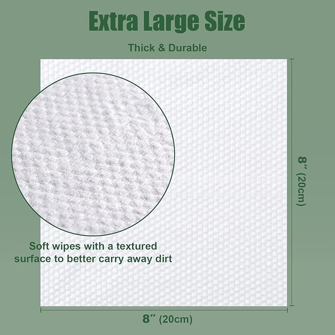 Dog Wipes for Paws and Bum, Hypoallergenic Pet Grooming Wipes Natural and Gental, 100 Wipes for Cleaning & Grooming Moisturizing Coconut