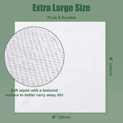 Dog Wipes for Paws and Bum, Hypoallergenic Pet Grooming Wipes Natural and Gental, 100 Wipes for Cleaning & Grooming Moisturizing Coconut