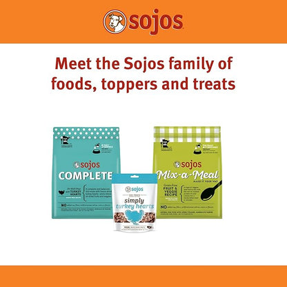 SOJOS Complete Turkey & Salmon Recipe Dehydrated Senior Dog Food, 7 lb, Gray