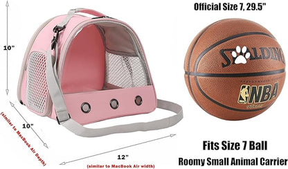 2-Pack Guinea Pig Carrier and Playpen Set - Breathable Pet Playpen Pop Open Outdoor/Indoor Exercise Fence, Portable Small Animal Backpack for Bearded Dragon, Rabbits, Hamster, Chinchillas